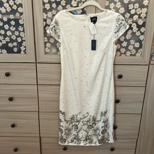 Marchesa embroidered dress